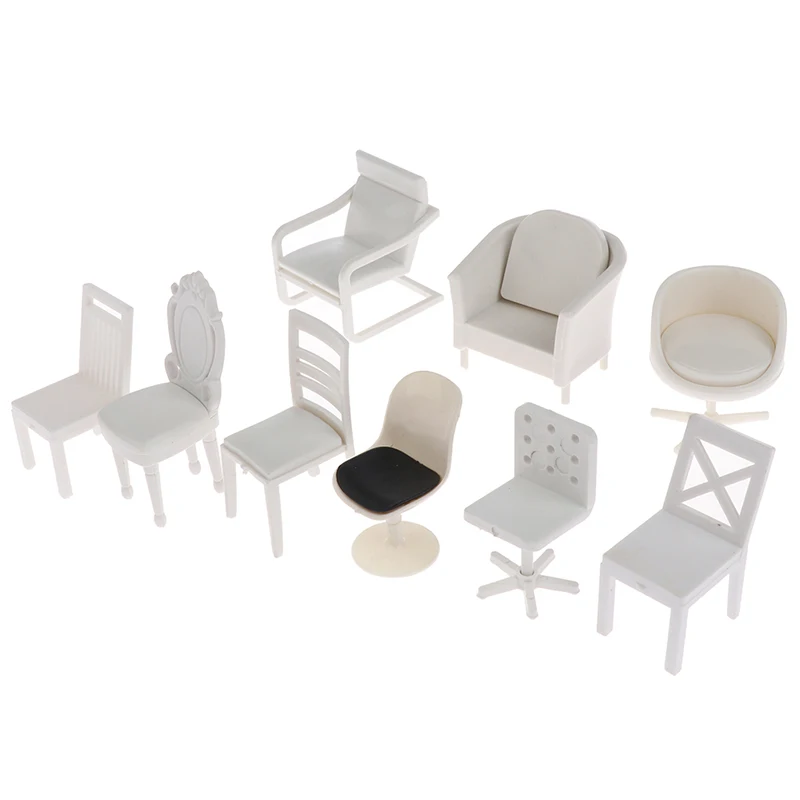 1:20 Dollhouse Simulation Small Sofa Stool Chair Furniture Model Toys Doll House Decor Furniture Toys Dollhouse Accessories