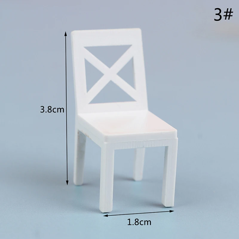 1:20 Dollhouse Simulation Small Sofa Stool Chair Furniture Model Toys Doll House Decor Furniture Toys Dollhouse Accessories
