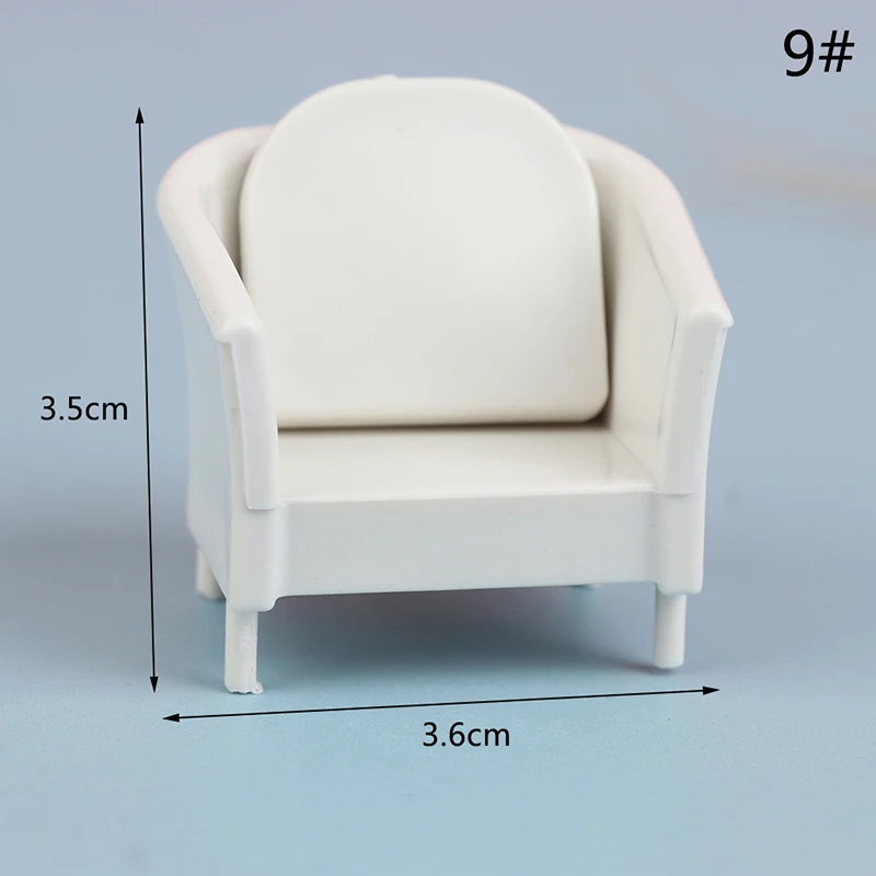 1:20 Dollhouse Simulation Small Sofa Stool Chair Furniture Model Toys Doll House Decor Furniture Toys Dollhouse Accessories