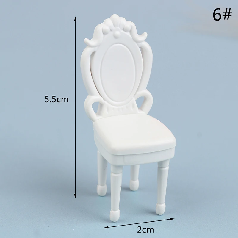 1:20 Dollhouse Simulation Small Sofa Stool Chair Furniture Model Toys Doll House Decor Furniture Toys Dollhouse Accessories