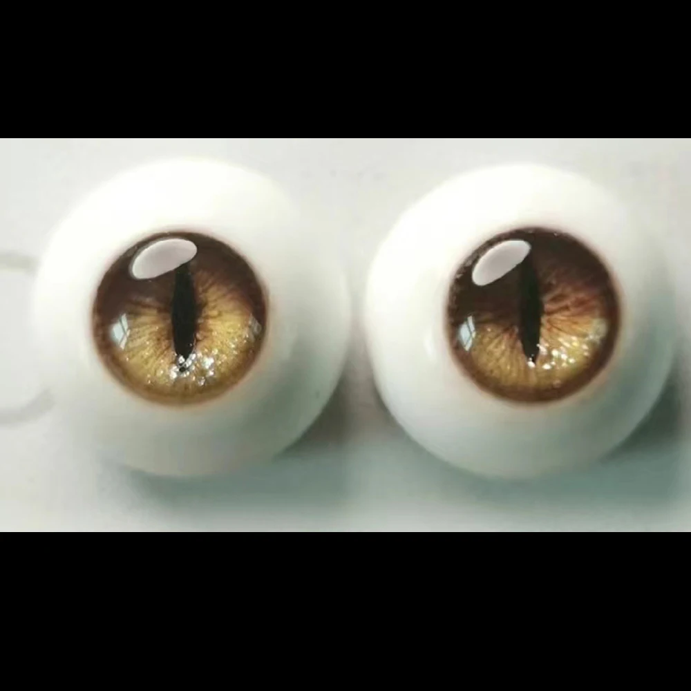 Resin Eyes Doll Eyeball Cat Eyes Doll Accessories For 1/6 1/8 1/3 BJD Doll DIY Handmade Eyeball 10mm/12mm/14mm/16mm/18mm