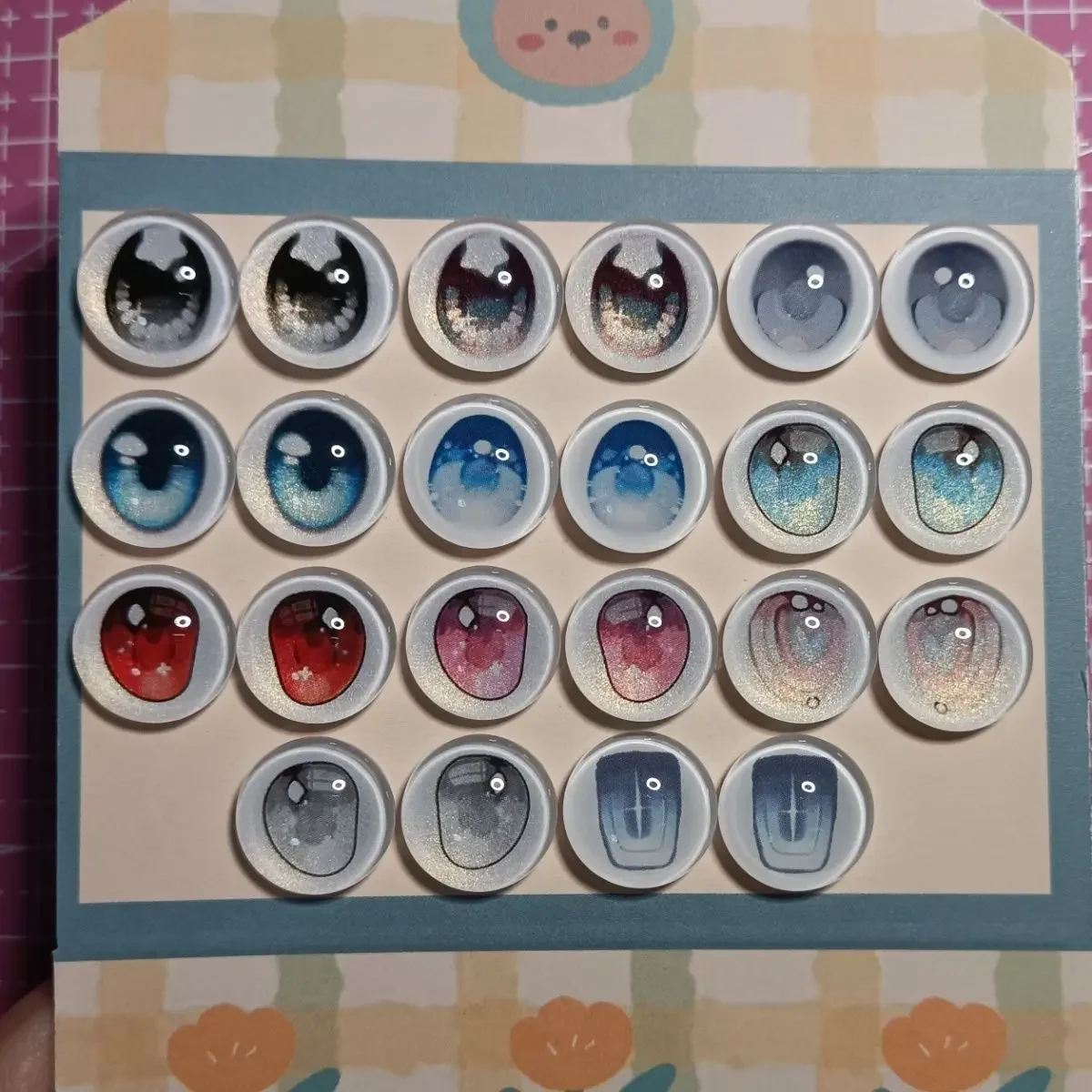 10/12/14/16/18/20mm Doll's Eyes,Random Sending, Anime Eyeball Glass Eye Diy Girl Toys Dress Up Play House Gift Doll Accessories