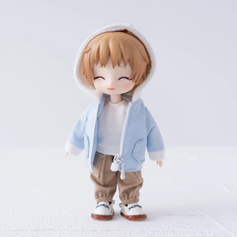 Ob11 Doll Clothing Obitsu11 Casual Hooded Jacket Trench Coat or Casual Pants for Gsc, Ymy Body, Ufdoll, P9, 1/12bjd Accessories