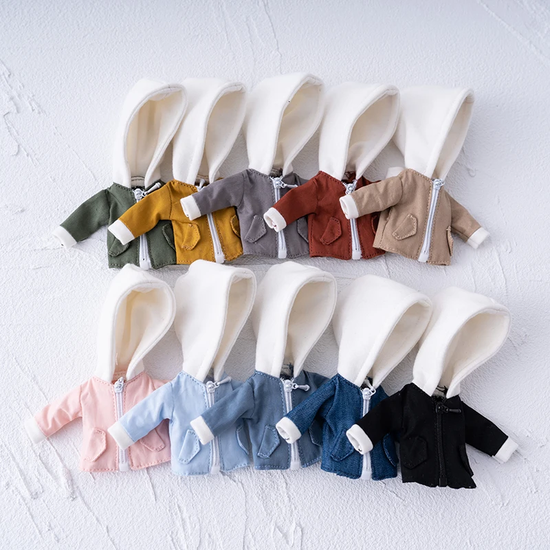 Ob11 Doll Clothing Obitsu11 Casual Hooded Jacket Trench Coat or Casual Pants for Gsc, Ymy Body, Ufdoll, P9, 1/12bjd Accessories