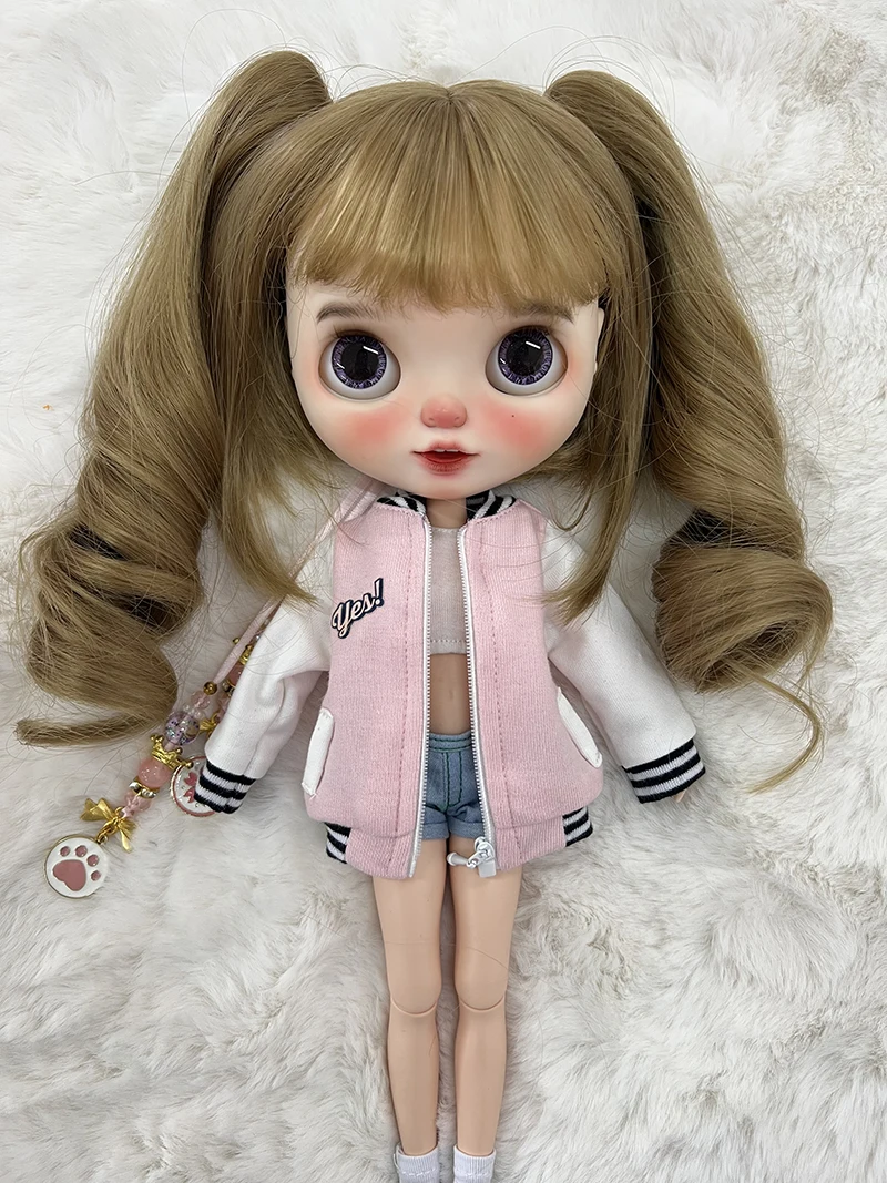 Blyth Clothing Fashion Jacket Casual Jacket Baseball Coat for Azone OB22 OB24 YMY Body Licca Ob27 YMY Doll Accessories