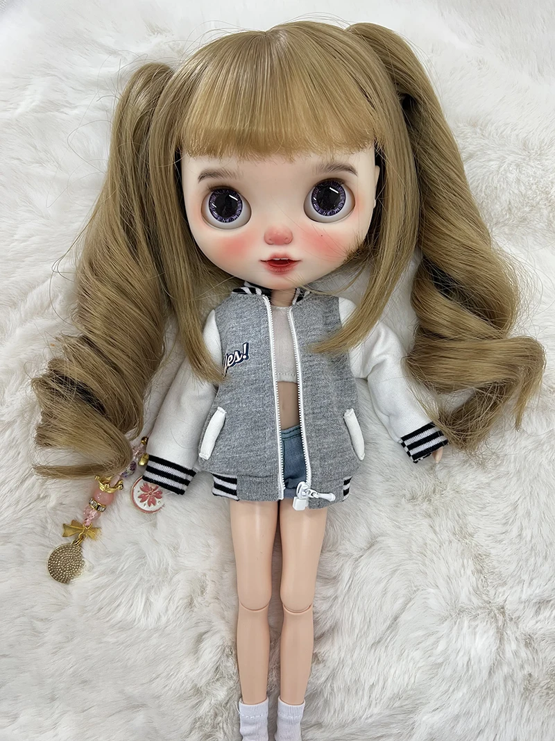 Blyth Clothing Fashion Jacket Casual Jacket Baseball Coat for Azone OB22 OB24 YMY Body Licca Ob27 YMY Doll Accessories