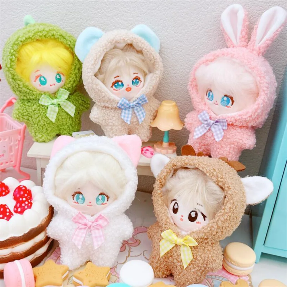 10cm Cotton Doll Clothes Lovely Plush Suits Dresses Clothing Doll Accessories Cultivate Hands-on Ability Children's Gift Toys