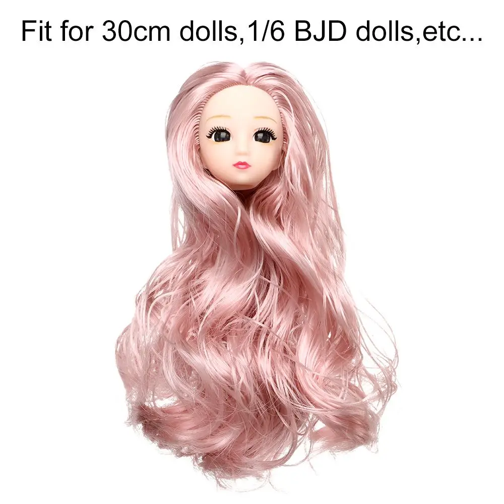 Toys Long Hairstyles Multiple Color 1/6 BJD 30 Dolls Joint Doll Head DIY Head Wear Ancient Doll Accessories