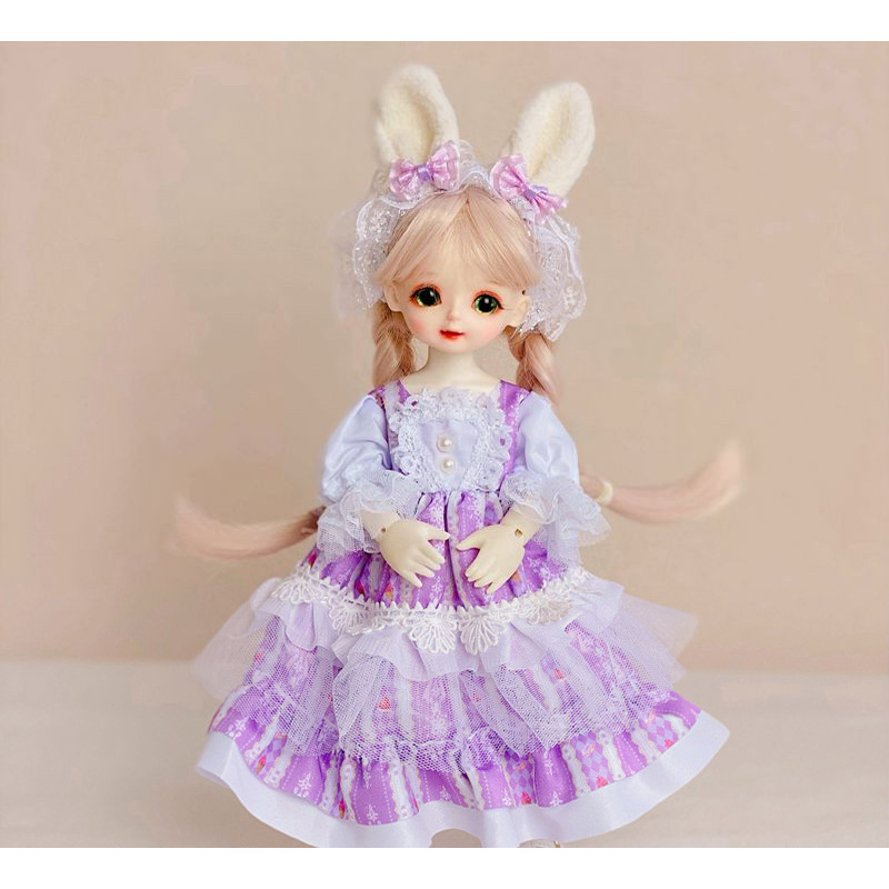 30cm Doll Clothes 1/6 Bjd Doll Clothes Lolita Style Princess Dress Up Clothes Accessories Toy Set Girls Kids Doll Toy Gift