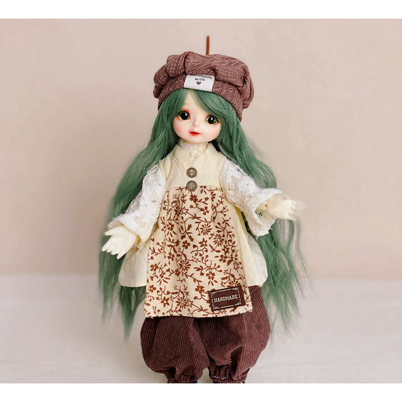 30cm Doll Clothes 1/6 Bjd Doll Clothes Lolita Style Princess Dress Up Clothes Accessories Toy Set Girls Kids Doll Toy Gift