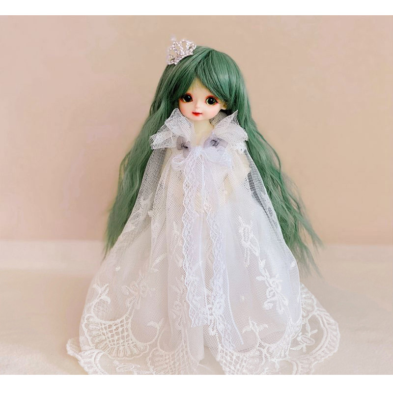 30cm Doll Clothes 1/6 Bjd Doll Clothes Lolita Style Princess Dress Up Clothes Accessories Toy Set Girls Kids Doll Toy Gift