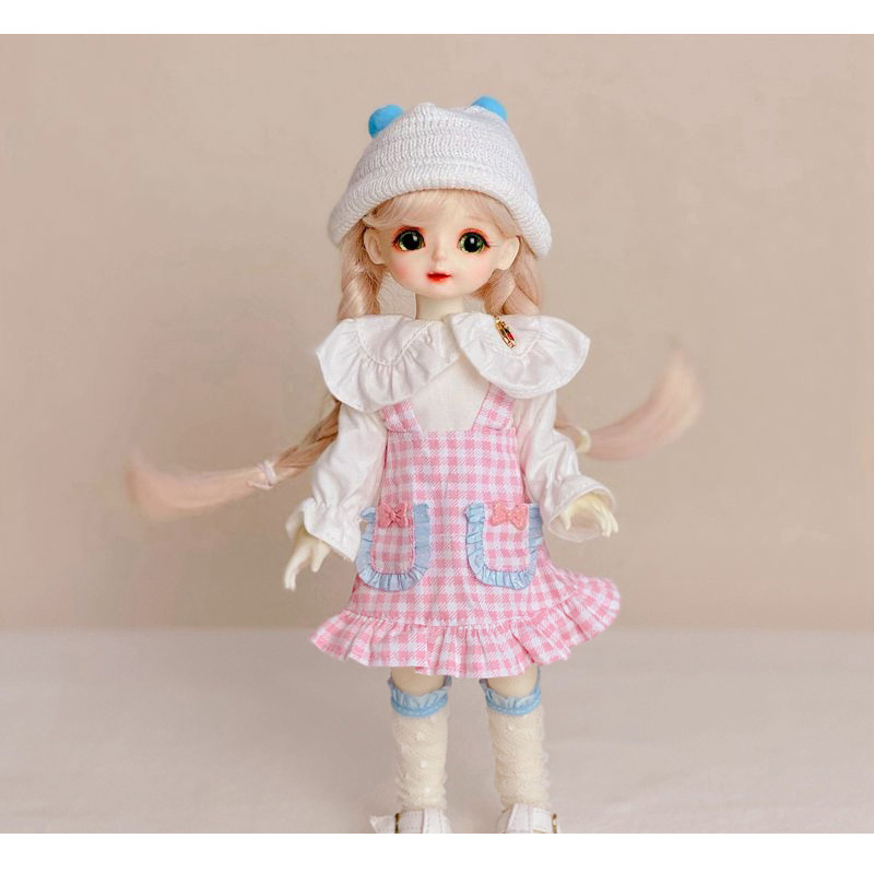 30cm Doll Clothes 1/6 Bjd Doll Clothes Lolita Style Princess Dress Up Clothes Accessories Toy Set Girls Kids Doll Toy Gift