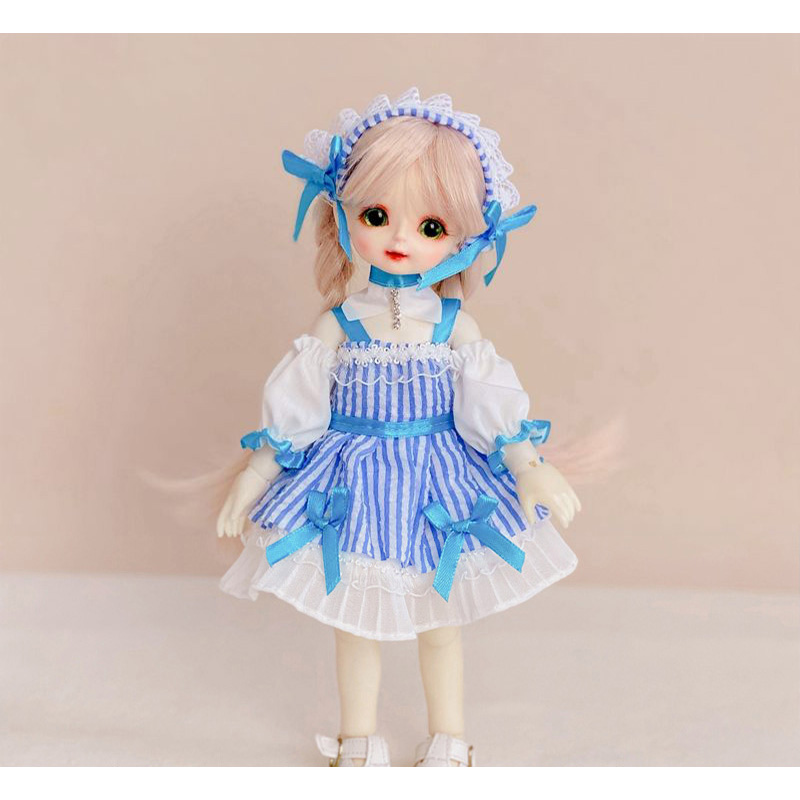 30cm Doll Clothes 1/6 Bjd Doll Clothes Lolita Style Princess Dress Up Clothes Accessories Toy Set Girls Kids Doll Toy Gift