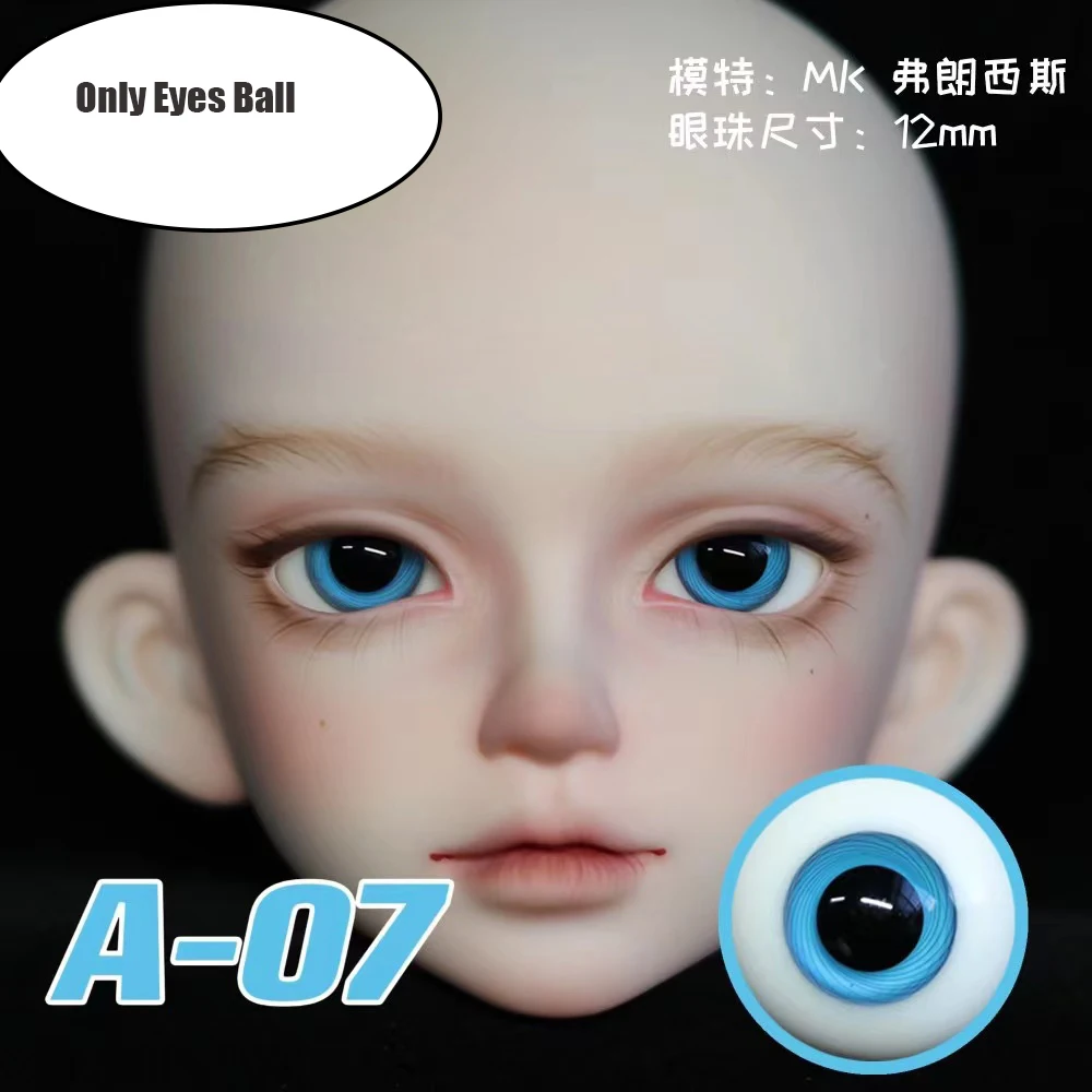 BJD Glass Eyes Ball 12MM 14MM 16MM Doll Eyes Fit For 1/6 1/4 1/3 BJD Doll Handmade Doll Eyes DIY Accessories For Girl Gift