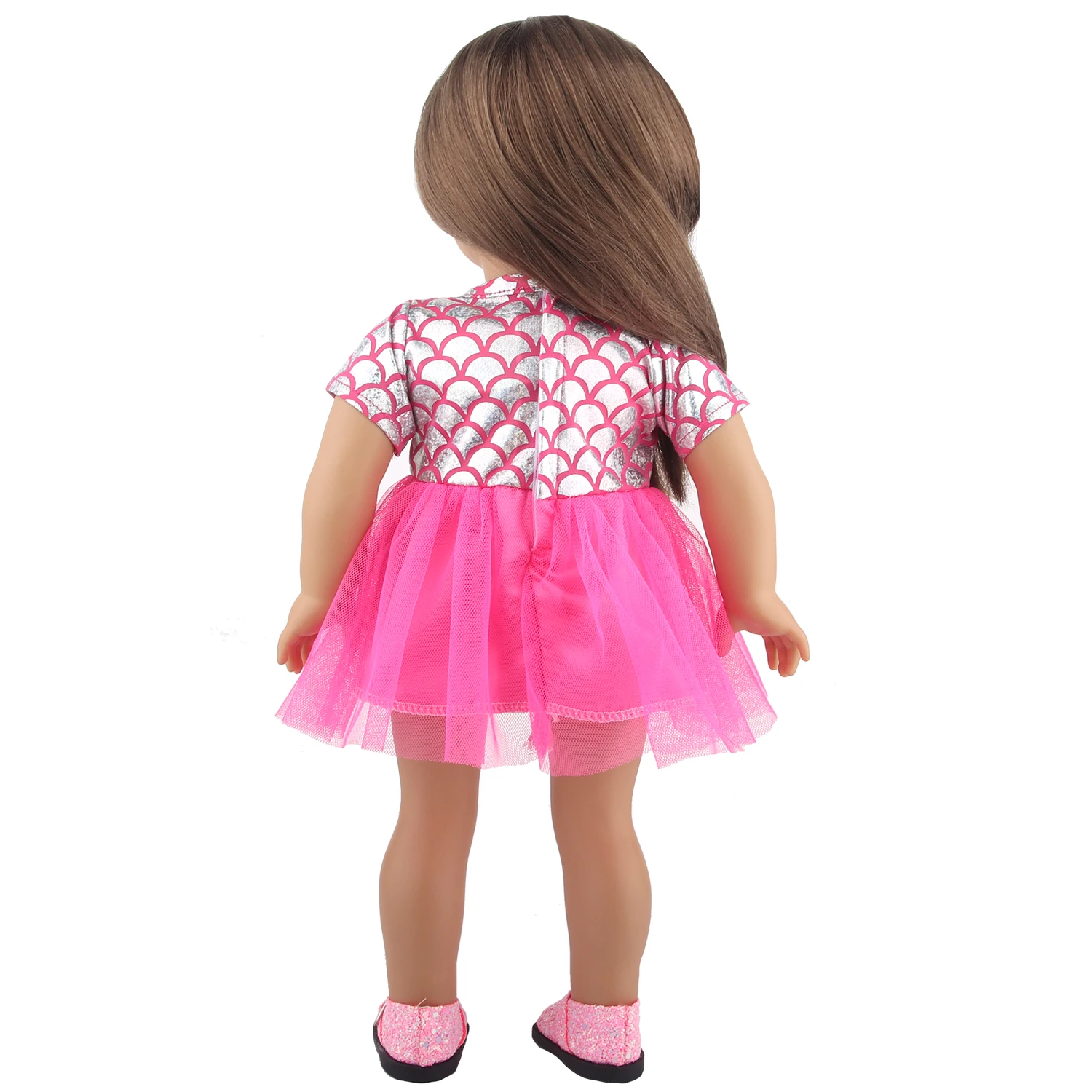 Lovely Yarn Skirt Series Doll Accessories Dress Uniclorn Fawn Kitten Heart Clothes For 18 Inch Dolls 43cm Baby New Born Doll Toy