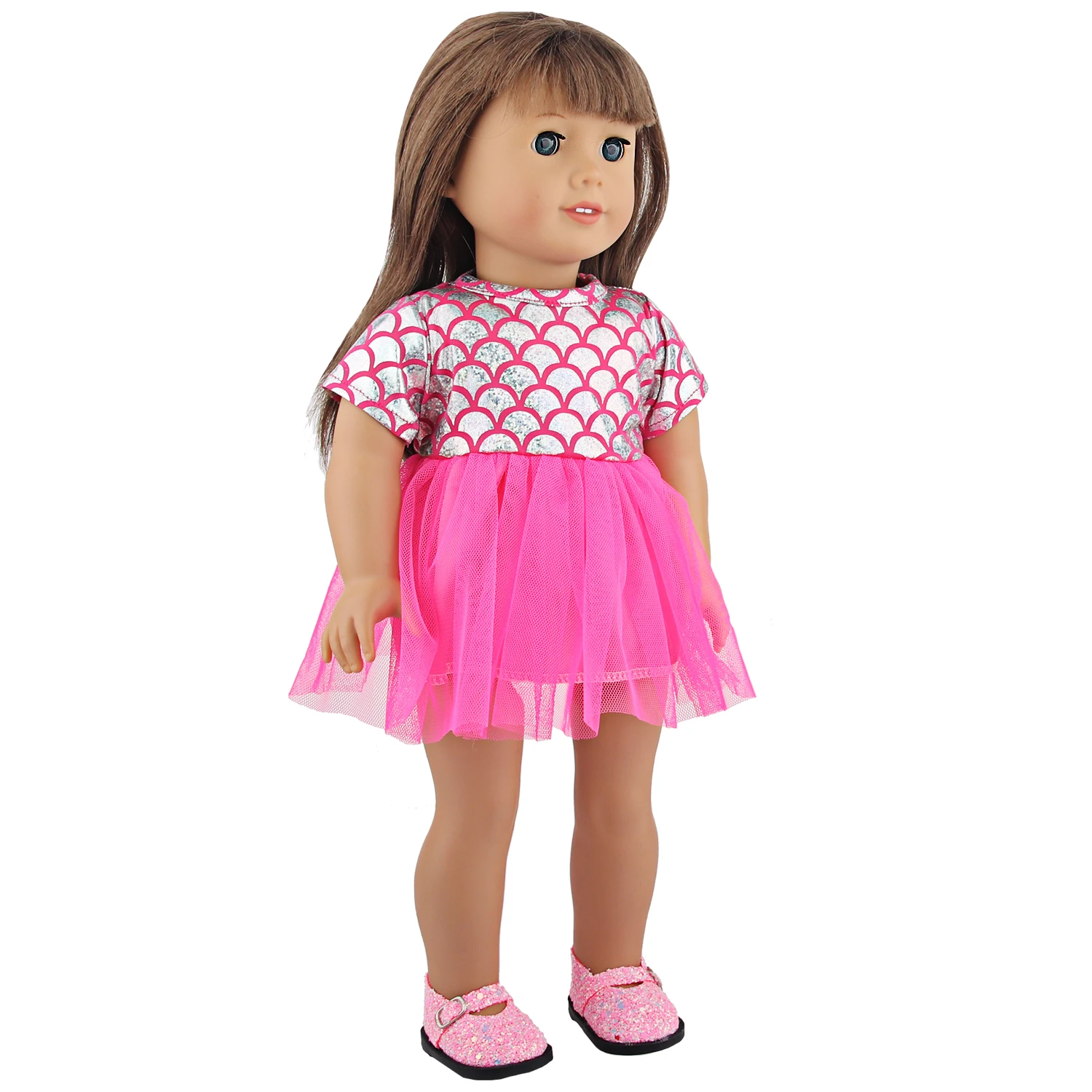 Lovely Yarn Skirt Series Doll Accessories Dress Uniclorn Fawn Kitten Heart Clothes For 18 Inch Dolls 43cm Baby New Born Doll Toy