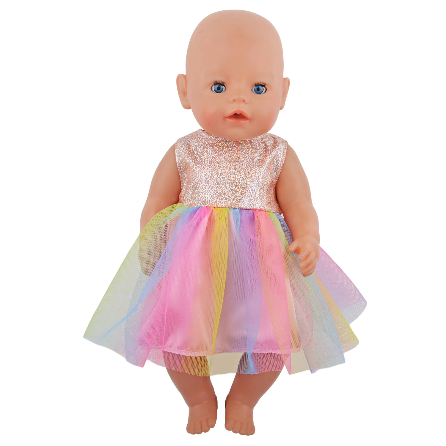 Lovely Yarn Skirt Series Doll Accessories Dress Uniclorn Fawn Kitten Heart Clothes For 18 Inch Dolls 43cm Baby New Born Doll Toy
