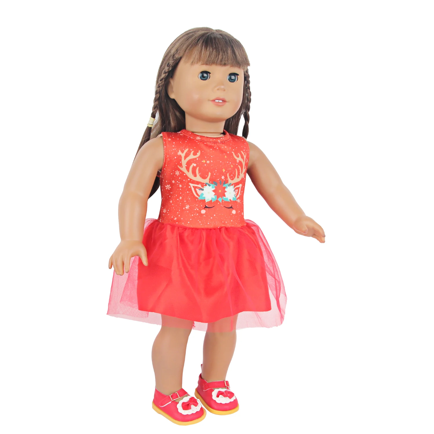 Lovely Yarn Skirt Series Doll Accessories Dress Uniclorn Fawn Kitten Heart Clothes For 18 Inch Dolls 43cm Baby New Born Doll Toy
