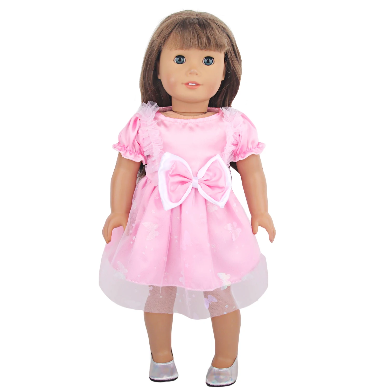 Lovely Yarn Skirt Series Doll Accessories Dress Uniclorn Fawn Kitten Heart Clothes For 18 Inch Dolls 43cm Baby New Born Doll Toy