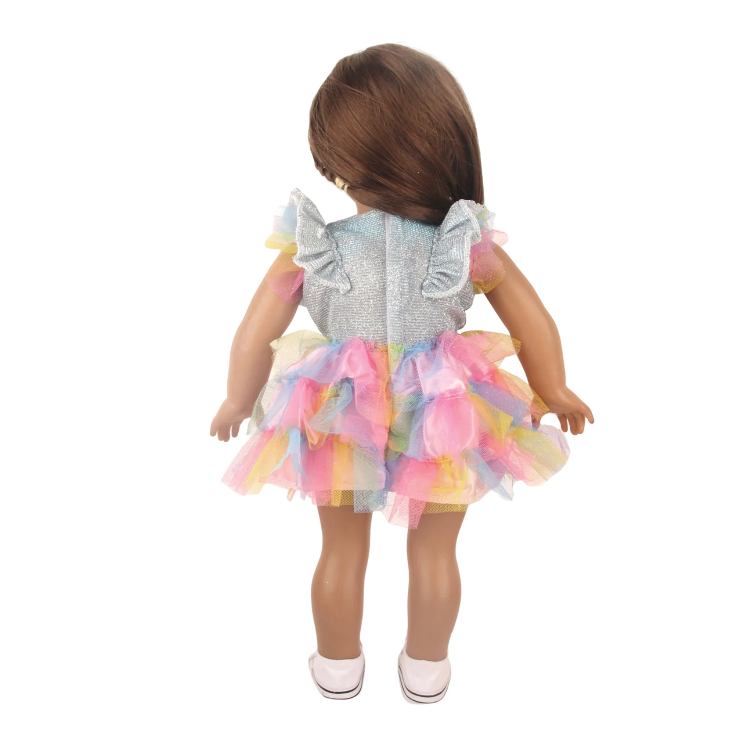 Lovely Yarn Skirt Series Doll Accessories Dress Uniclorn Fawn Kitten Heart Clothes For 18 Inch Dolls 43cm Baby New Born Doll Toy