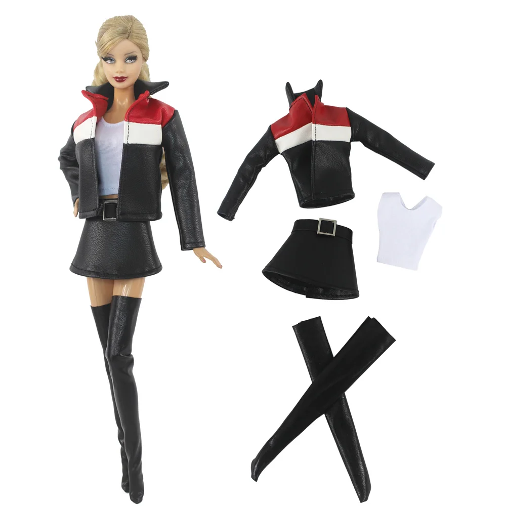 Handmade Babi Clothes Leather Clothing Outfit for 11.5 Inch 30cm Doll BJD Clothes Many Style Gifts for Doll Accessories