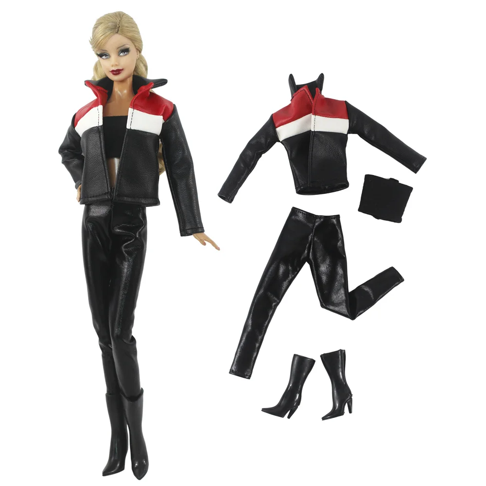 Handmade Babi Clothes Leather Clothing Outfit for 11.5 Inch 30cm Doll BJD Clothes Many Style Gifts for Doll Accessories