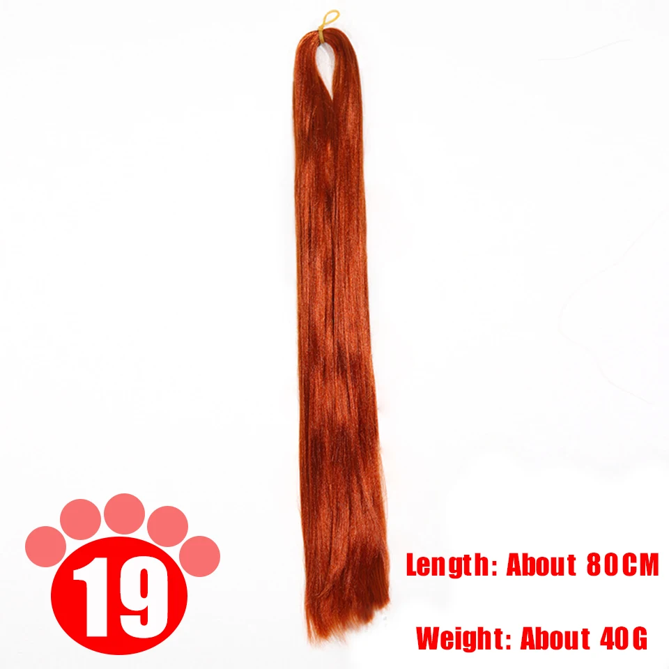 Azure Milk Silk Doll Hair Synthetic Wig 80CM Black Brown Red Hair Transplant Hair Bundle Handmade Wig Material