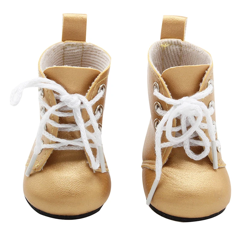 Baby Shoes Toy Hand-Stitched Doll Exquisite Big Diamond Shoes Fit 43 Cm New Born Baby Dolls For Our Generation American Dolls