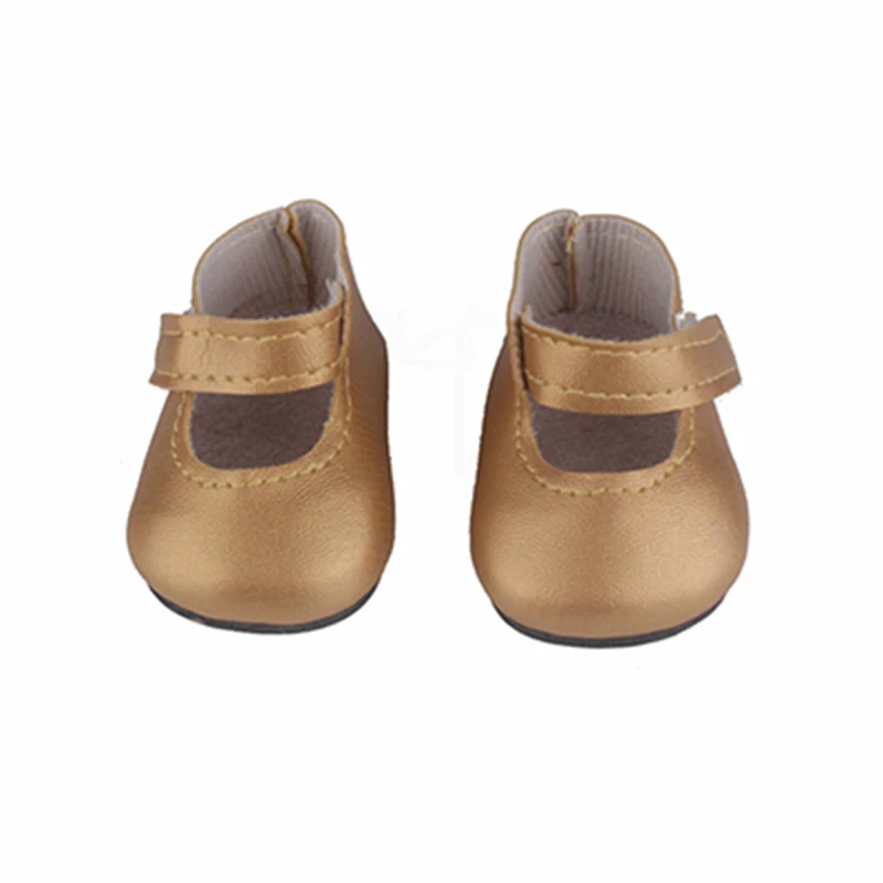 Baby Shoes Toy Hand-Stitched Doll Exquisite Big Diamond Shoes Fit 43 Cm New Born Baby Dolls For Our Generation American Dolls