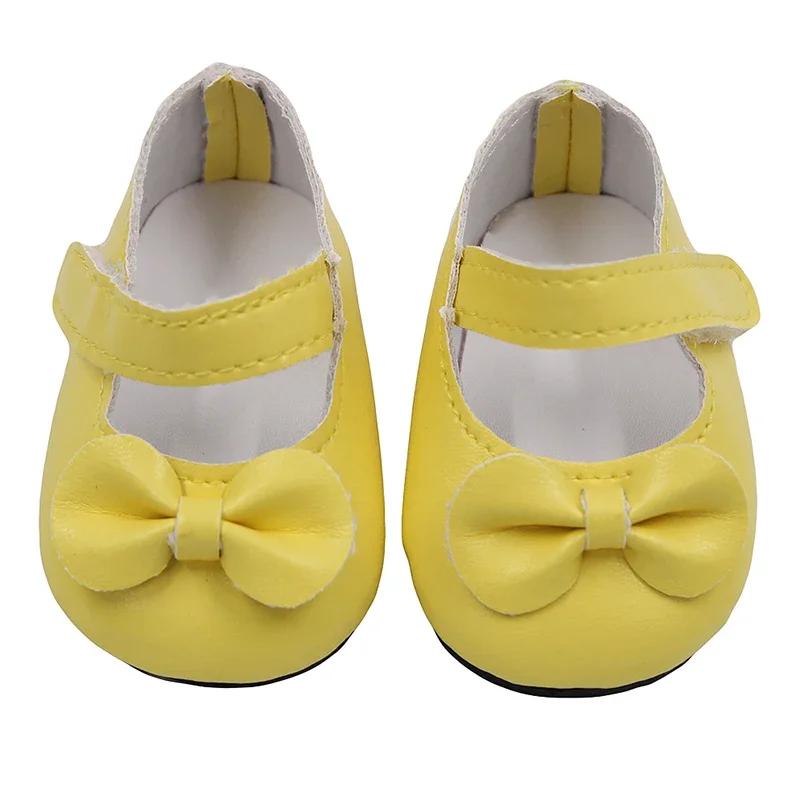 Baby Shoes Toy Hand-Stitched Doll Exquisite Big Diamond Shoes Fit 43 Cm New Born Baby Dolls For Our Generation American Dolls