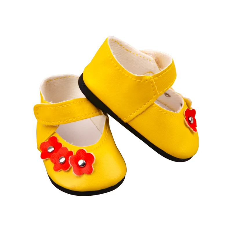 Baby Shoes Toy Hand-Stitched Doll Exquisite Big Diamond Shoes Fit 43 Cm New Born Baby Dolls For Our Generation American Dolls