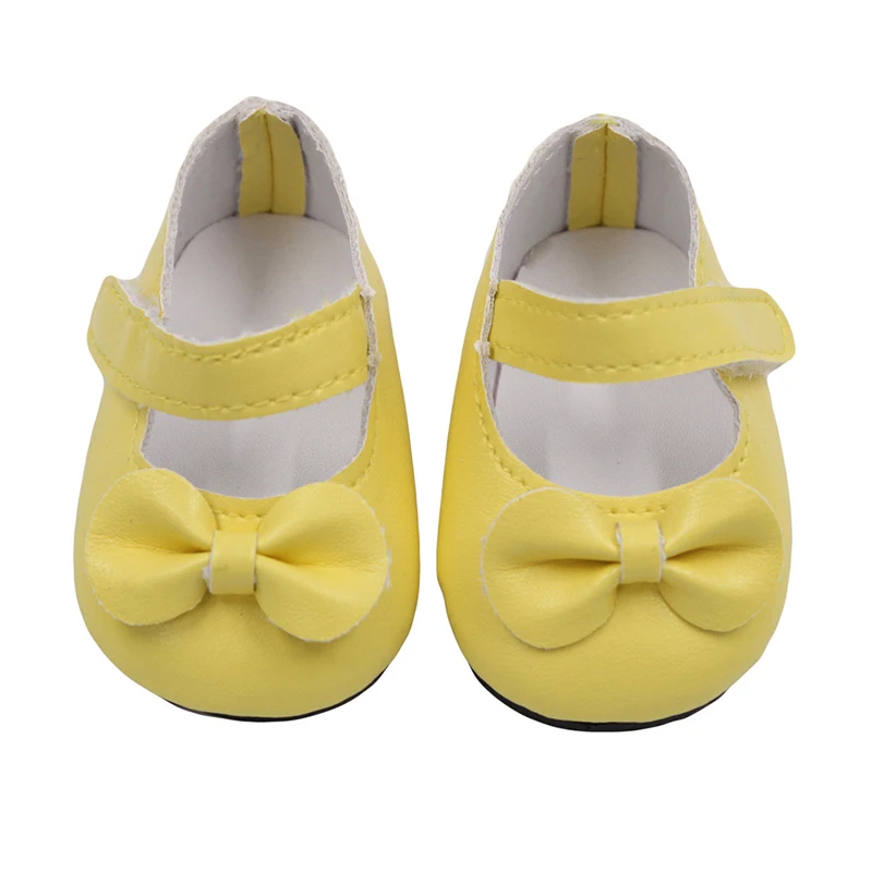 Baby Shoes Toy Hand-Stitched Doll Exquisite Big Diamond Shoes Fit 43 Cm New Born Baby Dolls For Our Generation American Dolls