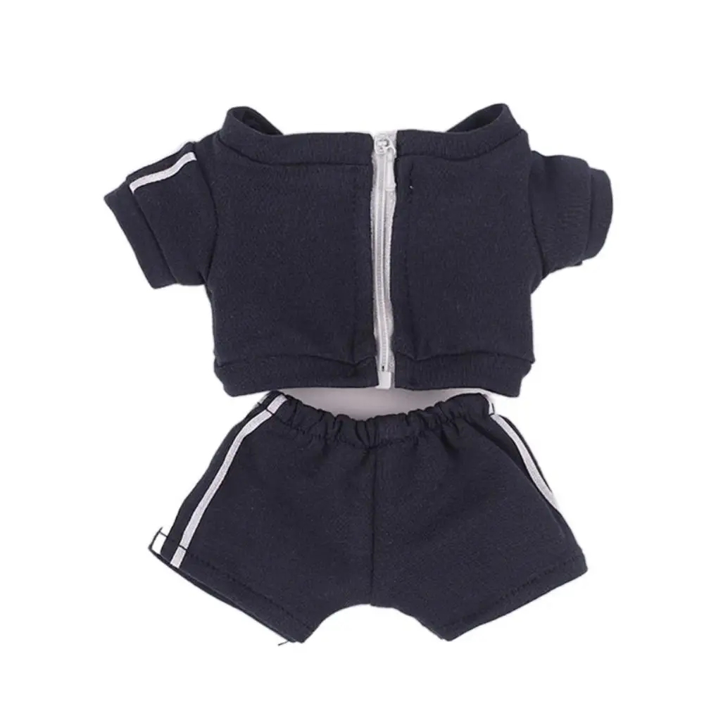 20CM Doll Fashion Sportswear Mini Sports Suit Dolls Clothes Topcoat Trousers Cotton Stuffed DIY Accessories Photo Props Gift