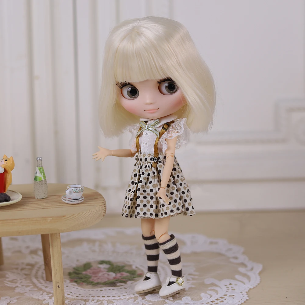 Middie Blyth 1/8 BJD doll clothes collection cute simple skirt fit 20cm doll birthday gift toy