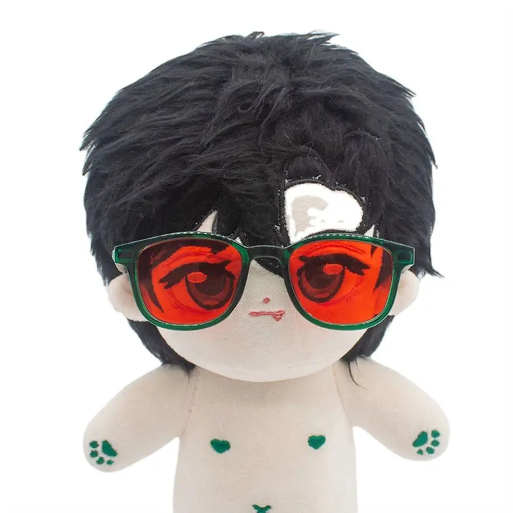 8.5/9.5cm Fashion Glasses For 15cm/20cm Dolls Cute Round Frame Plush Doll Eyeglasses for 1/3 1/4 BJD Mini Plush Doll Accessories