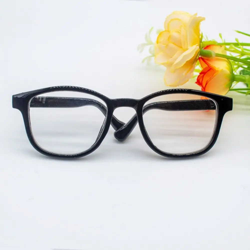 8.5/9.5cm Fashion Glasses For 15cm/20cm Dolls Cute Round Frame Plush Doll Eyeglasses for 1/3 1/4 BJD Mini Plush Doll Accessories