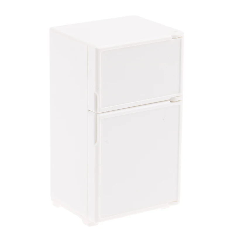 Dollhouse Miniature Fridge Cooking Bench Refrigerator Freezer Toys Kitchen Home Decoration Furniture Accessories