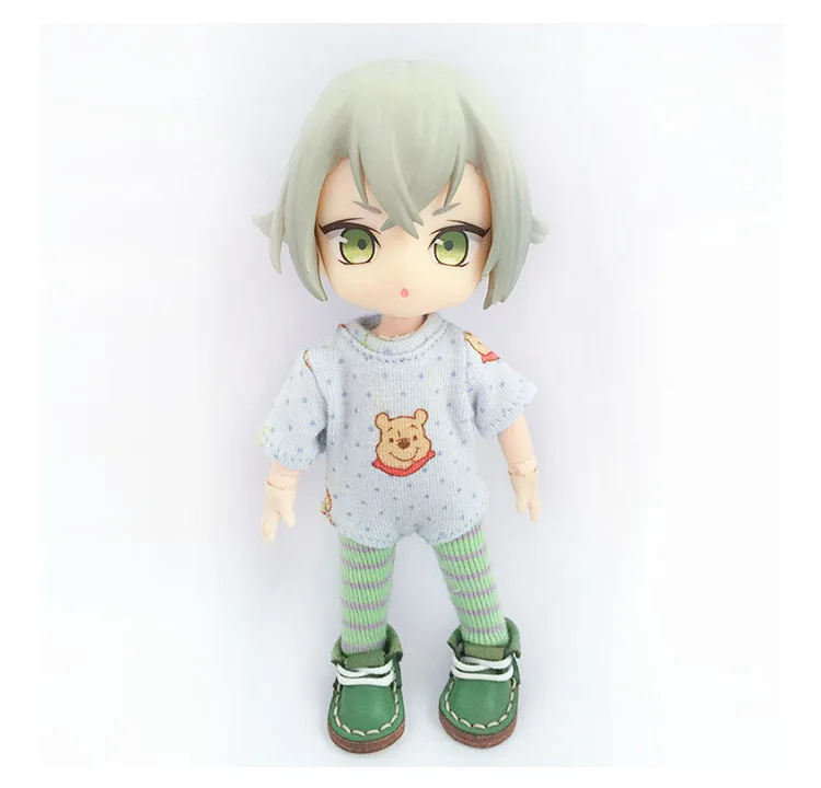 OB11 Doll Socks Cute High Waist Legging Stockings With striped Accessories For 11cm/ 4" OB11 Doll, Gsc, Molly, Dod doll Body