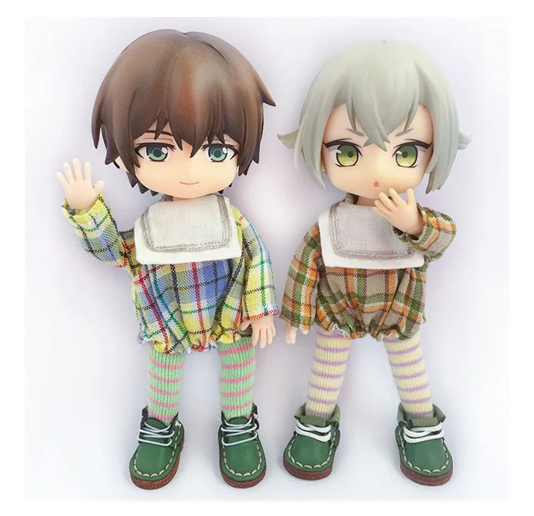 OB11 Doll Socks Cute High Waist Legging Stockings With striped Accessories For 11cm/ 4" OB11 Doll, Gsc, Molly, Dod doll Body