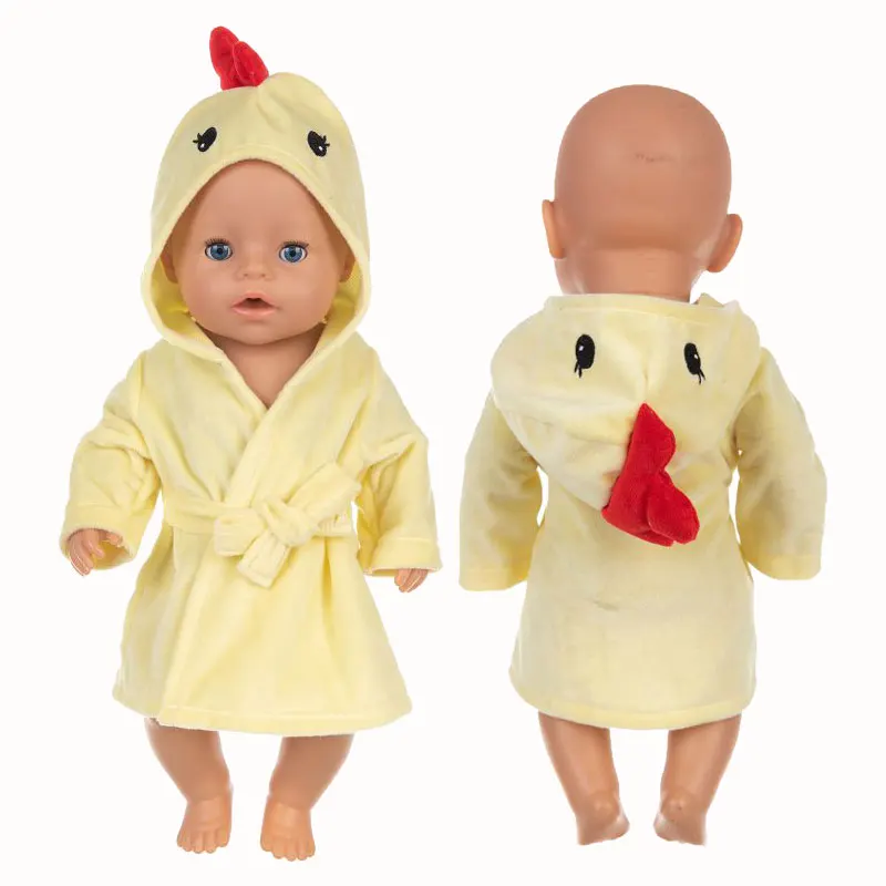 16 Inch Baby Doll Bathrobes 17 Inch Reborn Dolls Clothes Sleeping Wear