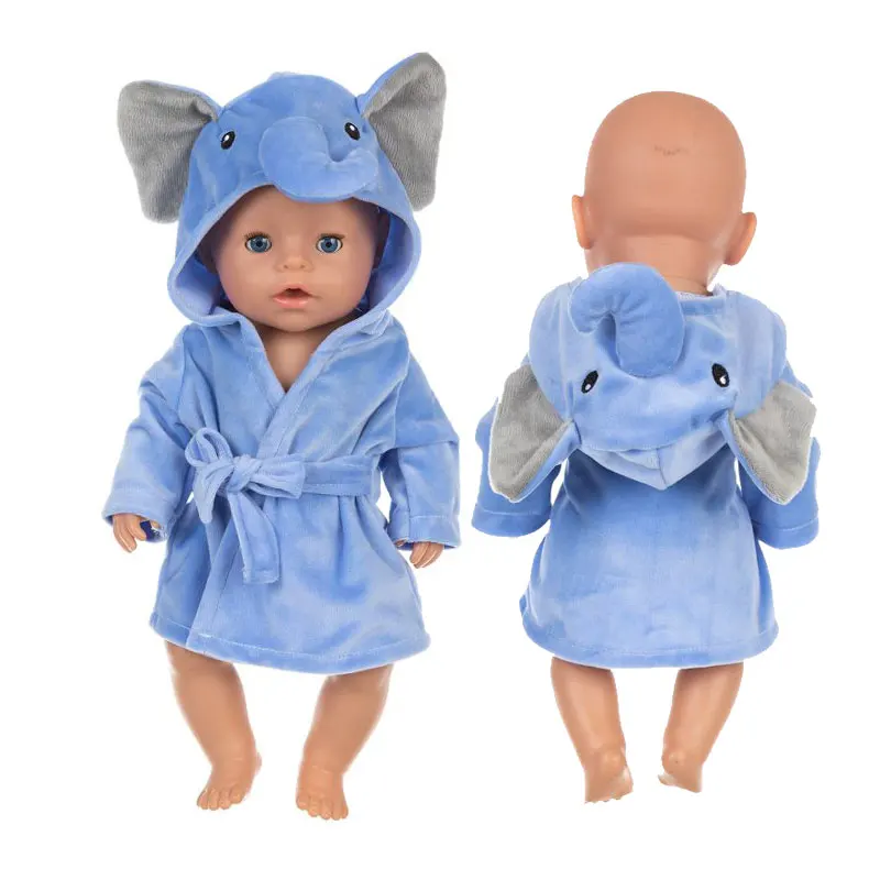 16 Inch Baby Doll Bathrobes 17 Inch Reborn Dolls Clothes Sleeping Wear