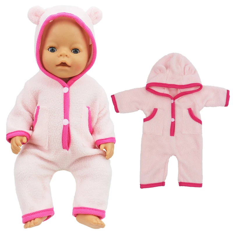16 Inch Baby Doll Bathrobes 17 Inch Reborn Dolls Clothes Sleeping Wear