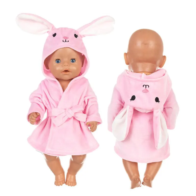 16 Inch Baby Doll Bathrobes 17 Inch Reborn Dolls Clothes Sleeping Wear