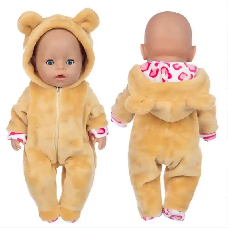 16 Inch Baby Doll Bathrobes 17 Inch Reborn Dolls Clothes Sleeping Wear