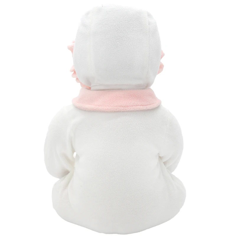 55cm Reborn Baby Doll Clothes Pink Cardigan Dress Cap 22" Doll Dress Skirt Toys Outfit
