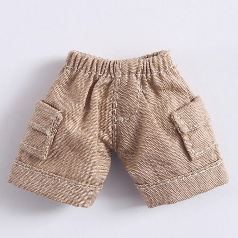 Fashion Doll Shorts For 1/11 OB11 Doll Mini Jeans Shorts Outfits Doll Clothes For 1/12 BJD Doll Casual Wear DIY Doll Accessories