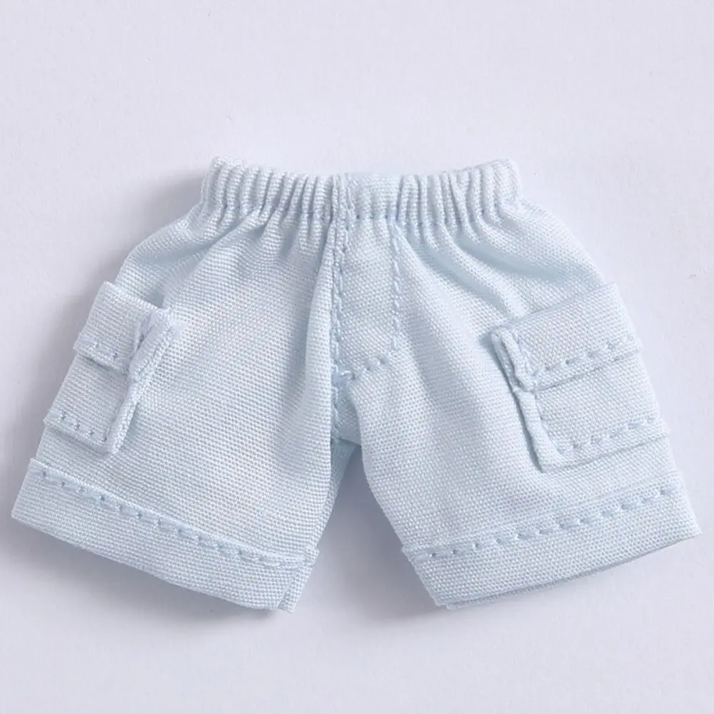 Fashion Doll Shorts For 1/11 OB11 Doll Mini Jeans Shorts Outfits Doll Clothes For 1/12 BJD Doll Casual Wear DIY Doll Accessories