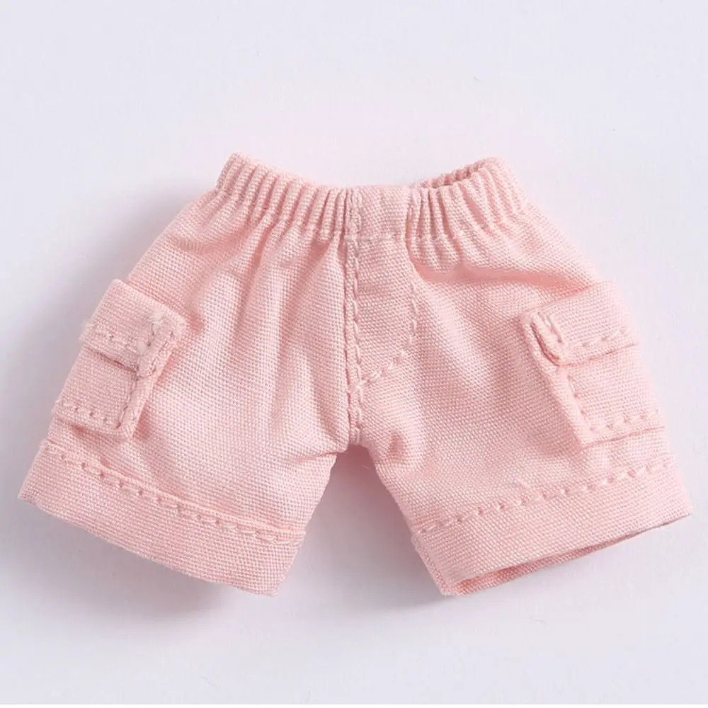 Fashion Doll Shorts For 1/11 OB11 Doll Mini Jeans Shorts Outfits Doll Clothes For 1/12 BJD Doll Casual Wear DIY Doll Accessories