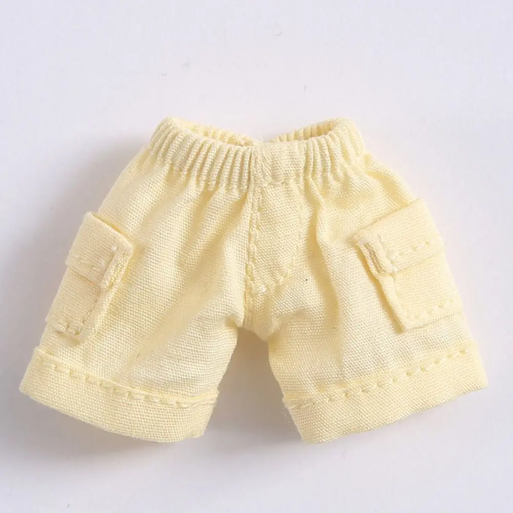 Fashion Doll Shorts For 1/11 OB11 Doll Mini Jeans Shorts Outfits Doll Clothes For 1/12 BJD Doll Casual Wear DIY Doll Accessories