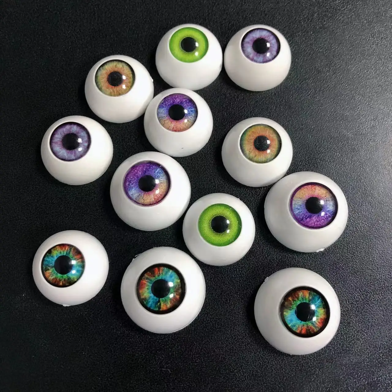 1 Pairs10mm/12mm/14mm/16mm/18mm Eyeball DIY Toy Eyes Accessories Doll Eyeballs Bjd Doll Eyes